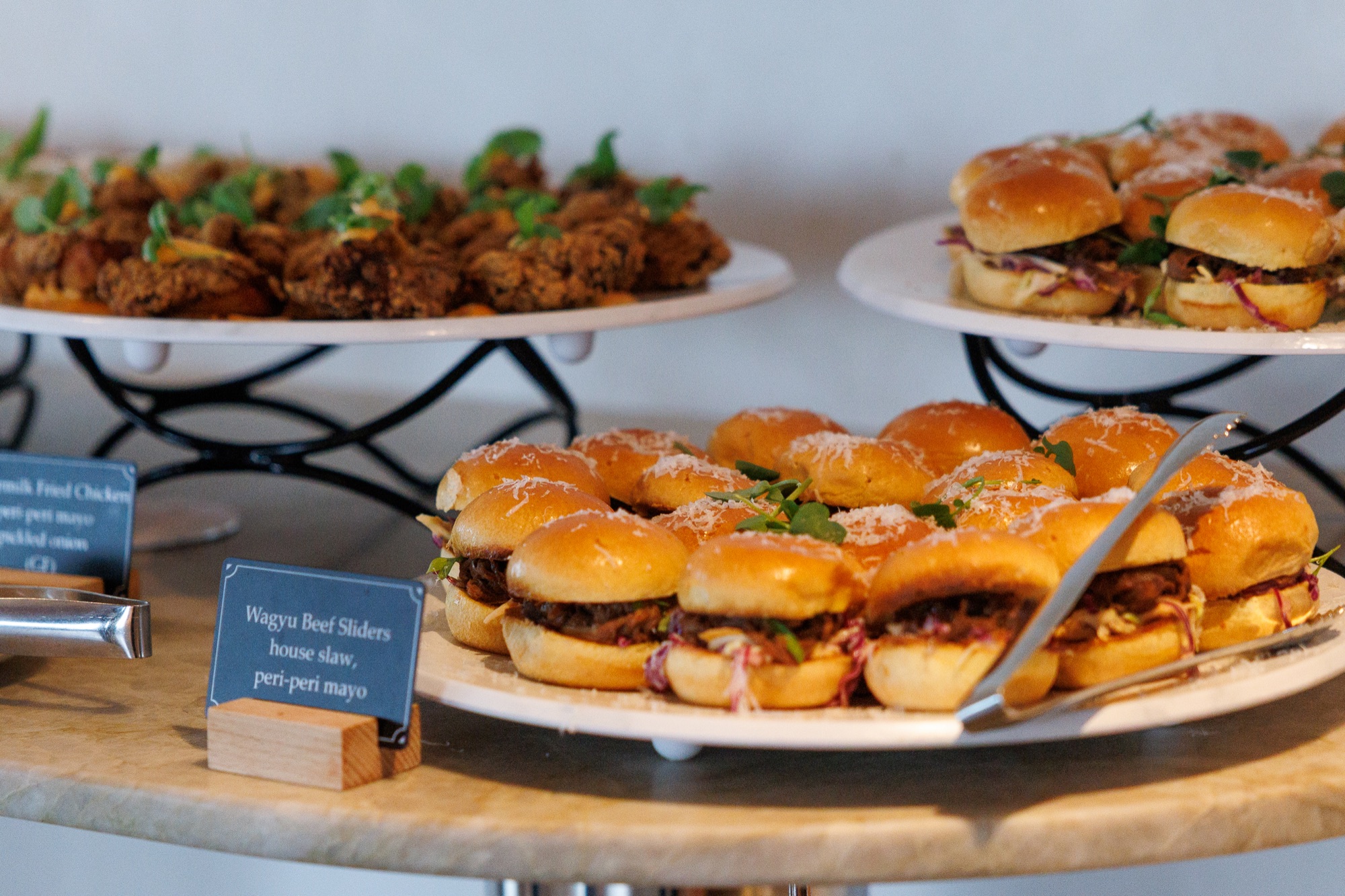 Lunch served at the Sunset Bar